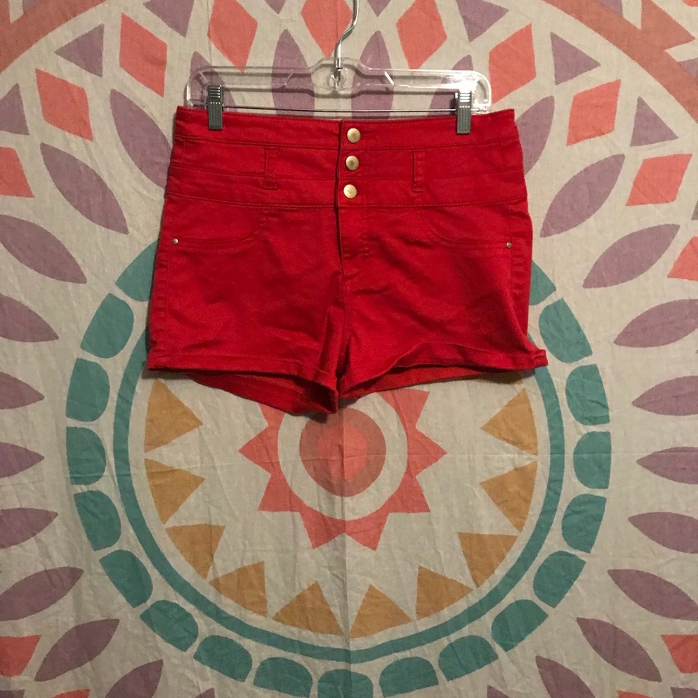 High waisted shorts
